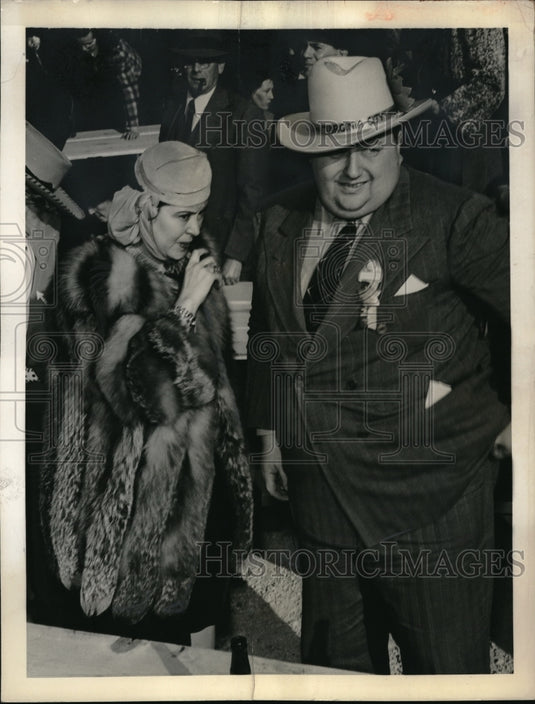 1940 George Hearst son of publisher William & wife in Virginia City - Historic Images