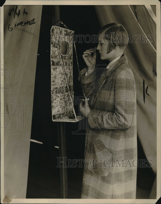 1926 A woman with an outfit for camping-Historic Images
