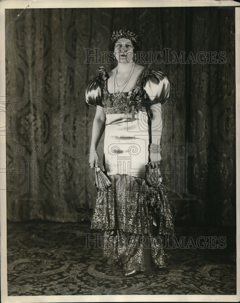 1929 Mrs. Norman Duke In Her Empire Costume-Historic Images