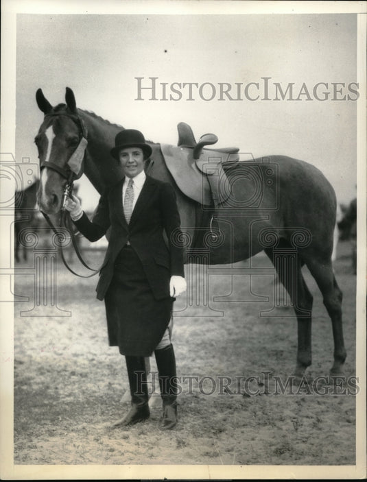 1933 Press Photo Mrs Landon K.Thorne Gotham Society winner in Pinehurst show - Historic Images