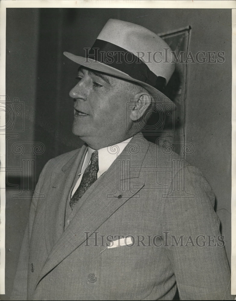 1934 John Tighe Tax Collector Horatio J. Abbott Office Investigated - Historic Images