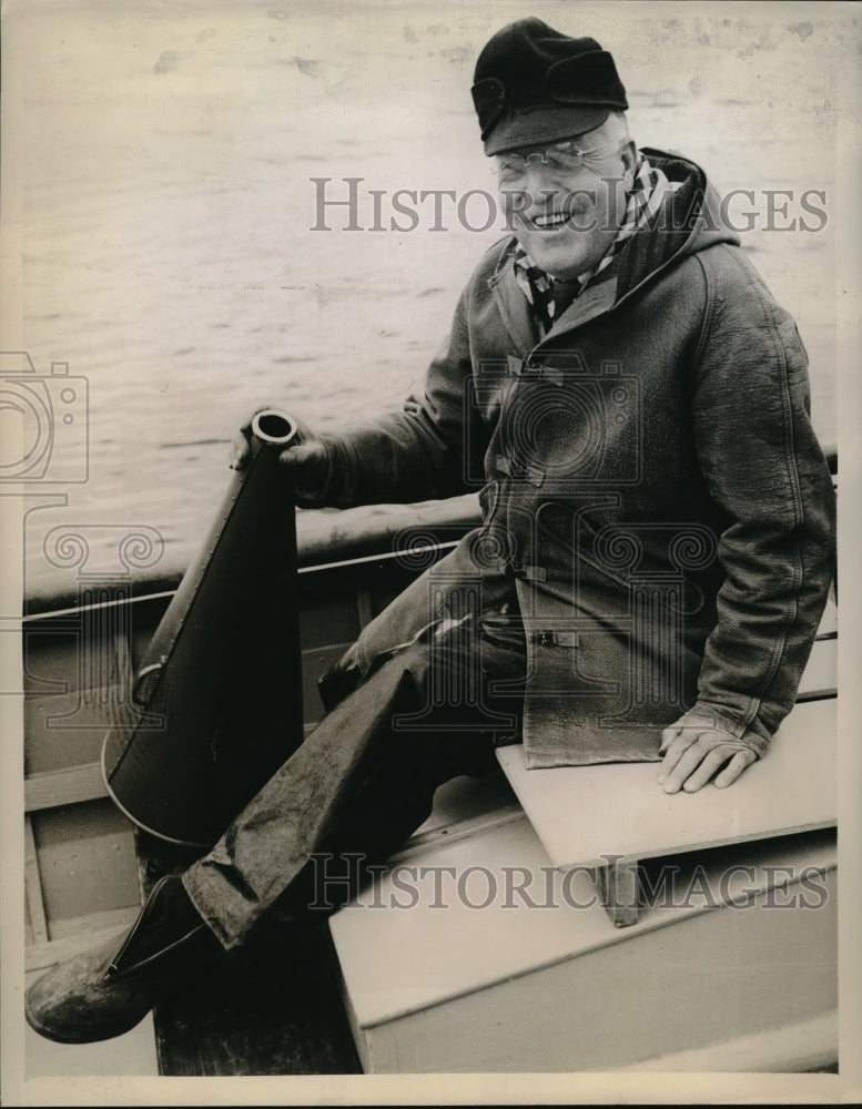 1938 Press Photo Edward H Ten Eyck head crew coach for Syracuse University-Historic Images