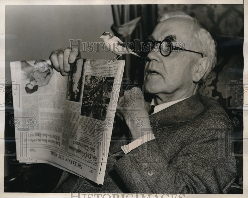 1939 Press Photo Professor Olin Templin University of Kansas - Historic Images