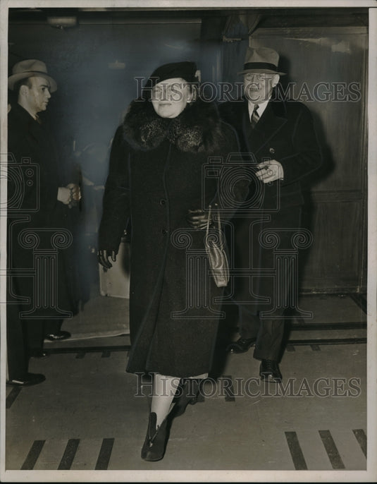 1939 Press Photo Judge Edwin Thomas & his wife - neb39041-Historic Images