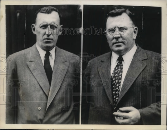 1933 Press Photo Edward & Daniel OConnell receive ransom demand - neb39582 - Historic Images