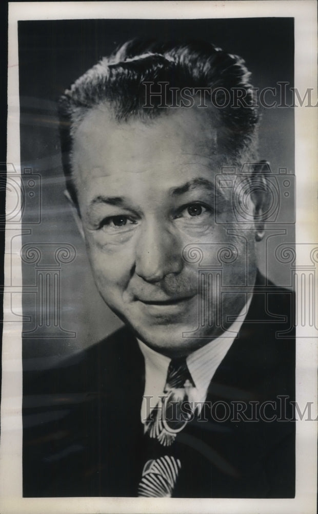 1956 Press Photo Mr Freese with Timken Company is VP of Canton Gyro Club - Historic Images