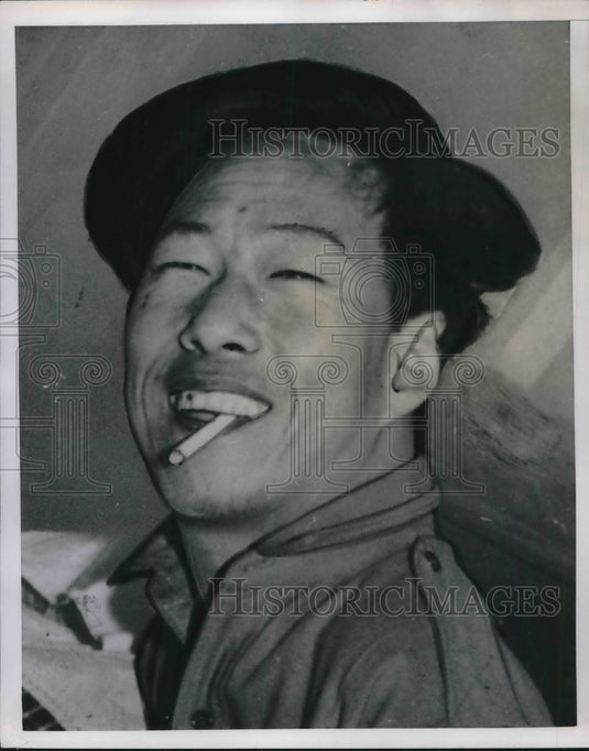 1953 Press Photo Dope ring brain The Seal arrested in Korea by US forces-Historic Images