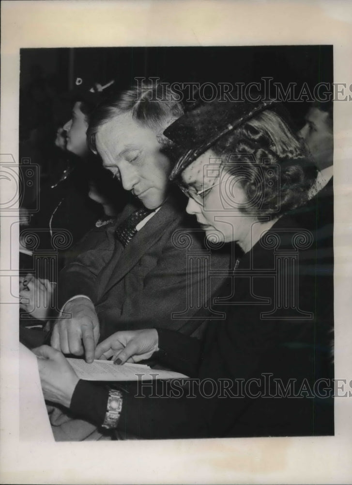 1939 U.S Supreme Court Justice and Mrs. William Douglas - Historic Images