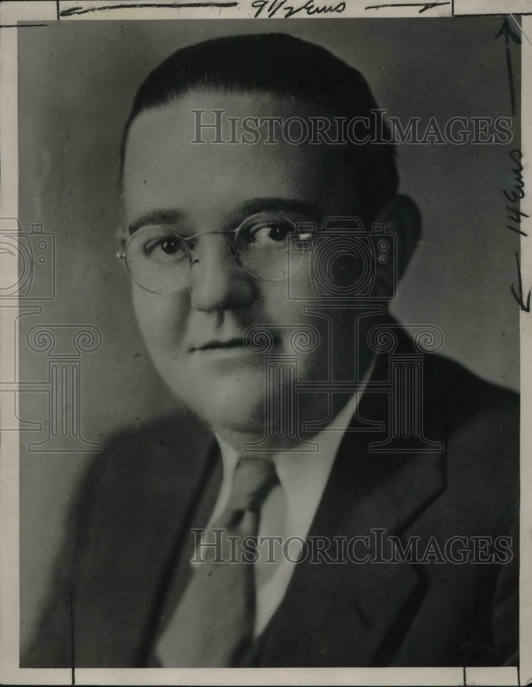 1939 Press Photo George N Taylor professor of Economics at University of PA-Historic Images