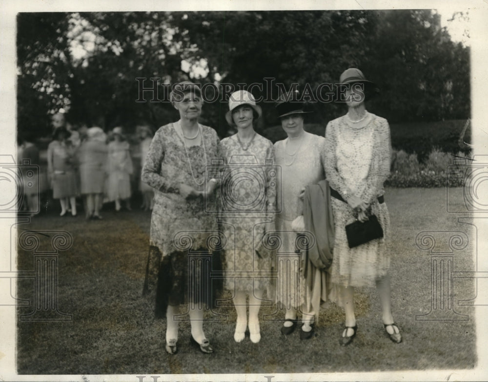 1928 Press Photo Officers Of The National League Of Women Attending Convention-Historic Images