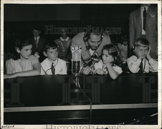 1941 Press Photo Ben Grauer, Patricia & John Pool, Jill Milford, Peter Taylor - Historic Images