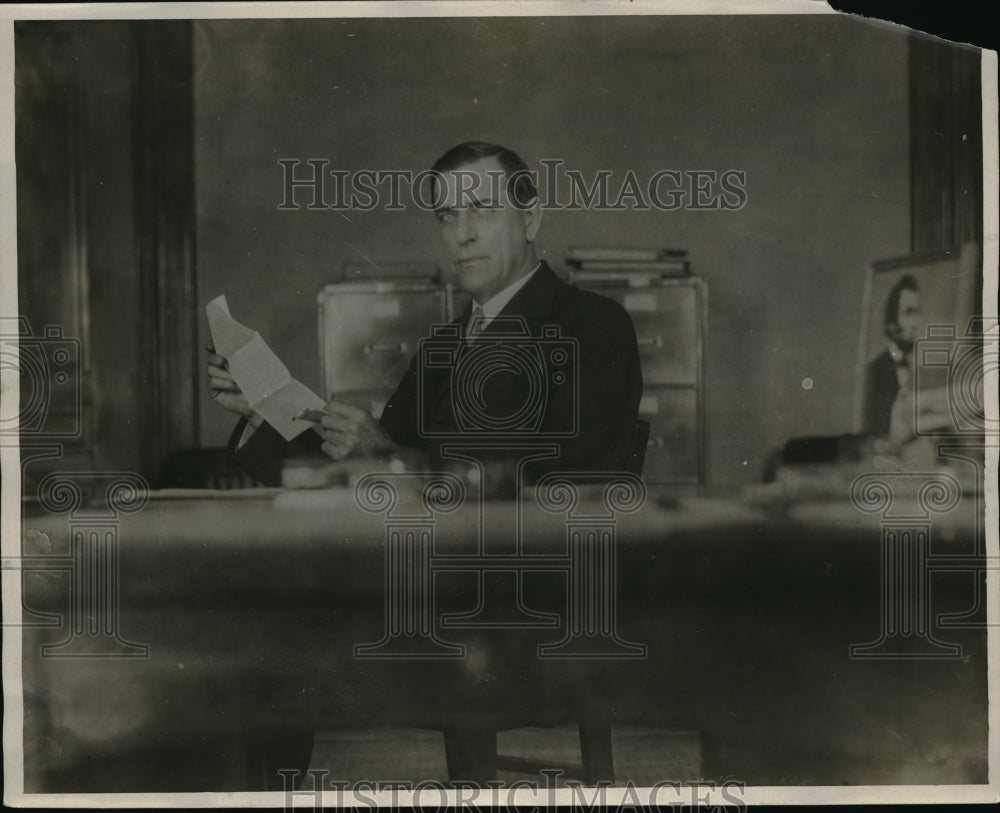 1928 Press Photo W.O. Mays, prohibition admin for KY & Tenn-Historic Images