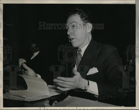 1934 Washington Representative Of Transcontinental & Western Air - Historic Images