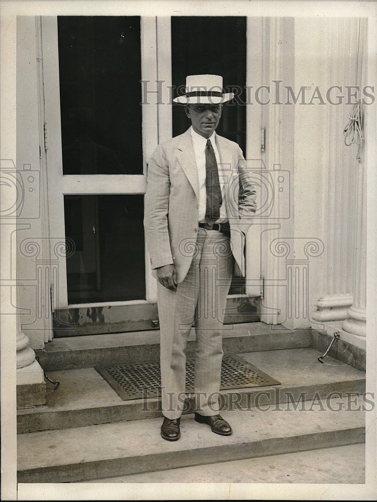 1931 Press Photo Attorney General William D Mitchell at the White House - Historic Images