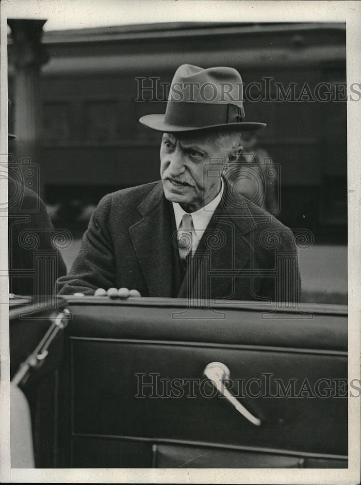 1933 Press Photo William Moran Chief of Secret Service celebrated 50 yrs Service - Historic Images