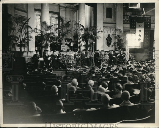 1929 Press Photo Baccalureate services held at New York University - Historic Images