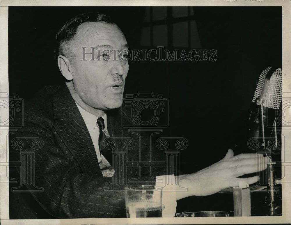 1939 Press Photo Dr Charles O Tansill Fordham U at Senate Foreign Relations comm - Historic Images