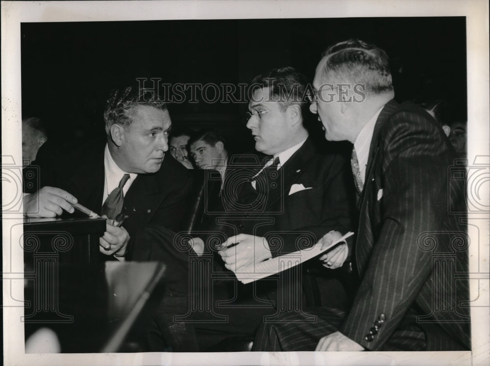 1946 Press Photo Committee on Veterans Affairs, Daniel Flynn, William Condon - Historic Images