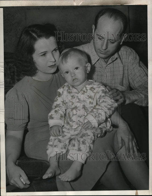 1939 Press Photo Two year old Richard Trust Jr improves - neb42500 - Historic Images