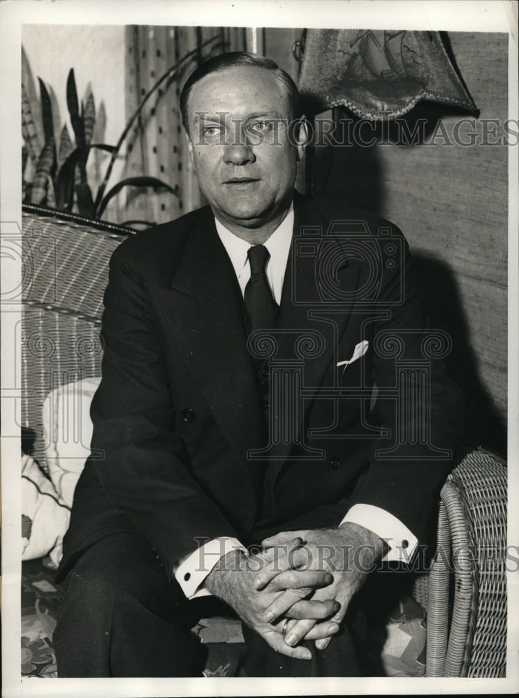 1934 Press Photo Frank J.Taylor New York City Controller defeated J.McGoldrick-Historic Images