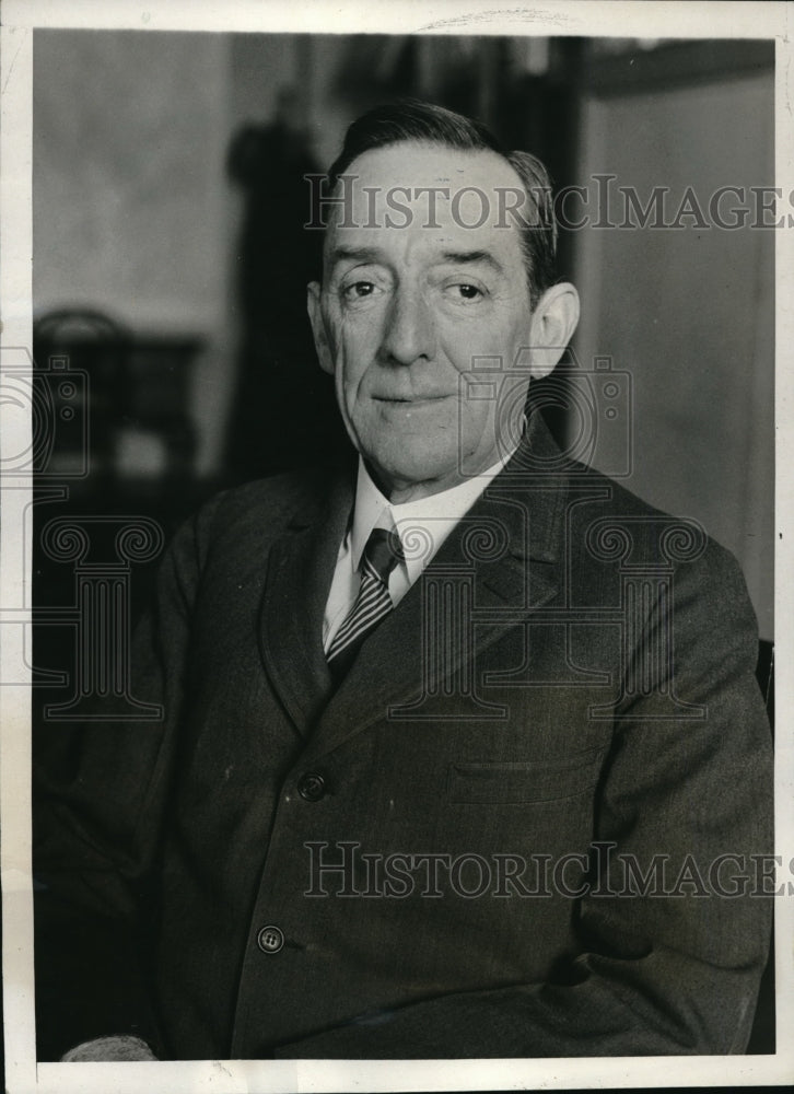 1931 Press Photo Adm John RY Blakely of US Navy General Board- Historic Images