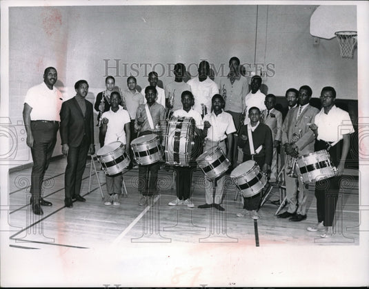 1958 Press Photo Joe Grimes, John Wheeler, Charles Tyree & school band - Historic Images