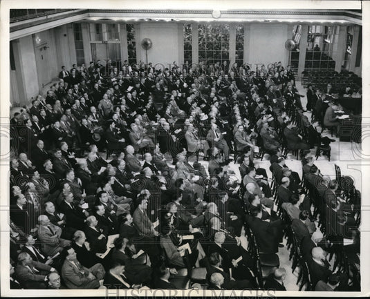 1941 Press Photo 2000 midwest businessmen labor and civic leaders in Chicago - Historic Images