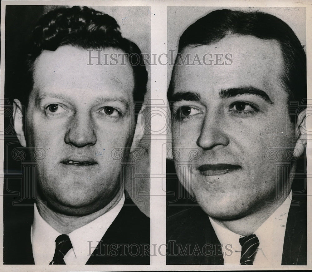 1939 Press Photo Edwin Geary State Boxing Commissioner & Gov. Mark Menladderv - Historic Images