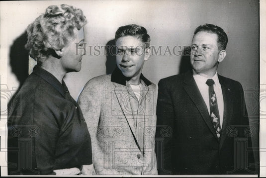 1958 Press Photo Vito Michael Glasso Jr. prior to plane crash - Historic Images