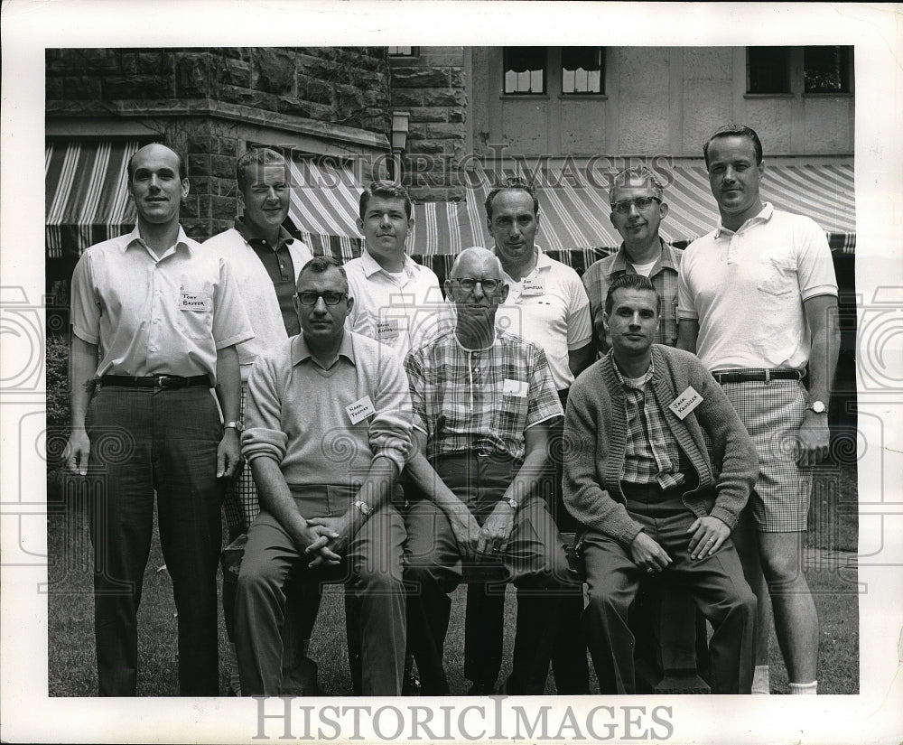 Press Photo Hank Thomay Harry Windsor, Jack Kanzer, Tony Baxter, Ray Schultz, - Historic Images