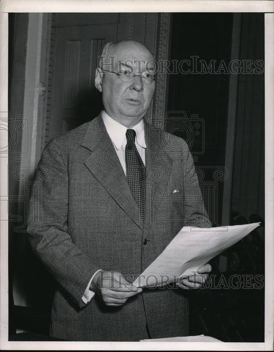 1949 Press Photo John G Buchanan, chairman of Amer. Bar Assn Committee - Historic Images