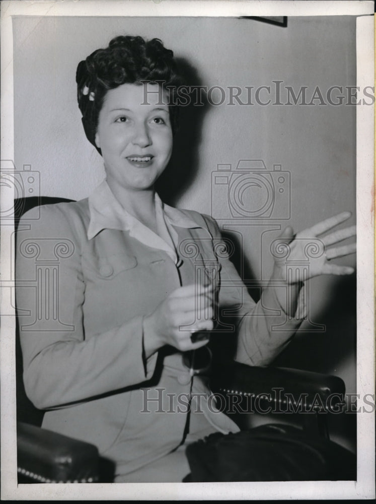 1943 Press Photo Barbara Thompson Filed suit Henry Fonda father of her daughter - Historic Images