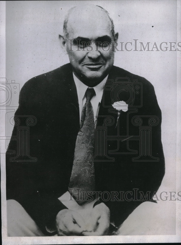 1935 Press Photo Federal Judge Colin Neblett for trial of Maj CA Shepardin Kas.-Historic Images