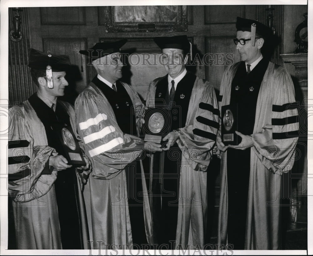 1970 NYC, MAria Moors Cabot Prize winners, JM Goshko,Dr Wm McGill - Historic Images