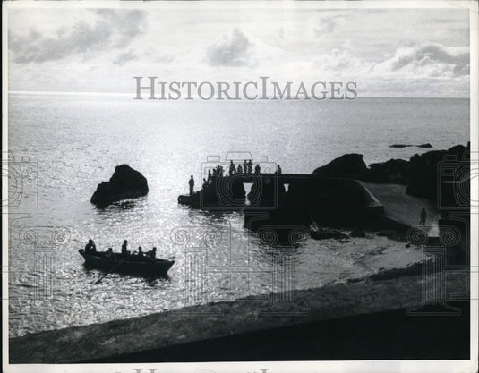 1969 Press Photo Saba, netherland Antilles,village fishermen - Historic Images
