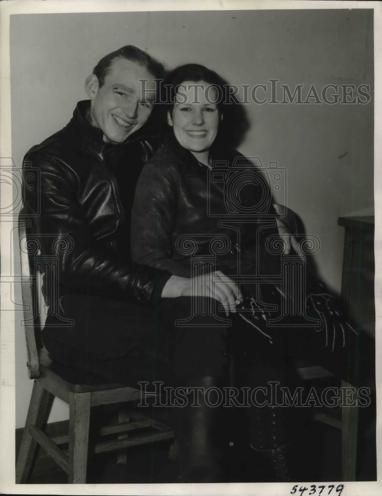 1940 Press Photo Seattle, Wash Floyd Trimmer at court to re-wed Norma - Historic Images