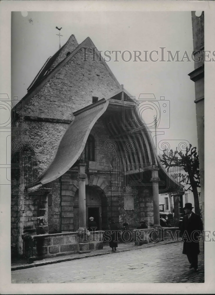 1932 Press Photo Tenth century church in Avon, near Fountainbleau, Spain - Historic Images