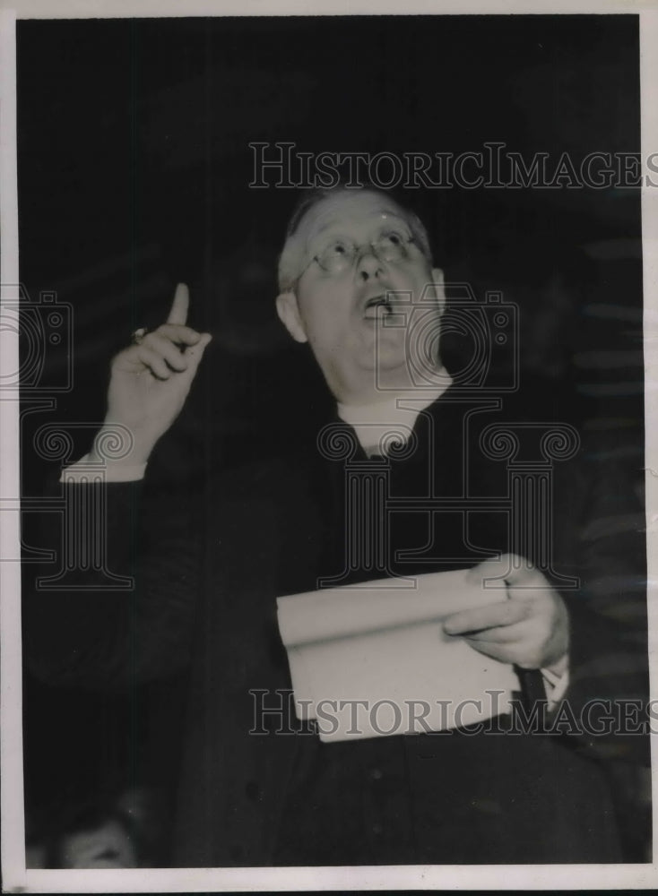 1937 Albany, NY Bishop Edmund Gibbons on child labor law - Historic Images