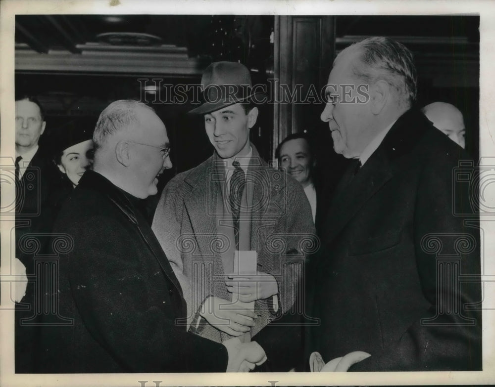 1940 Press Photo NYC Archbishop FJ Spellman &amp; Myron Taylor - neb45420 - Historic Images