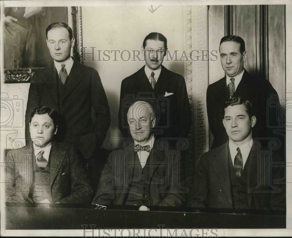 1930 D.C. Asst Sec of State P Gilbert,J Cotton,R Scetten.S Reber - Historic Images