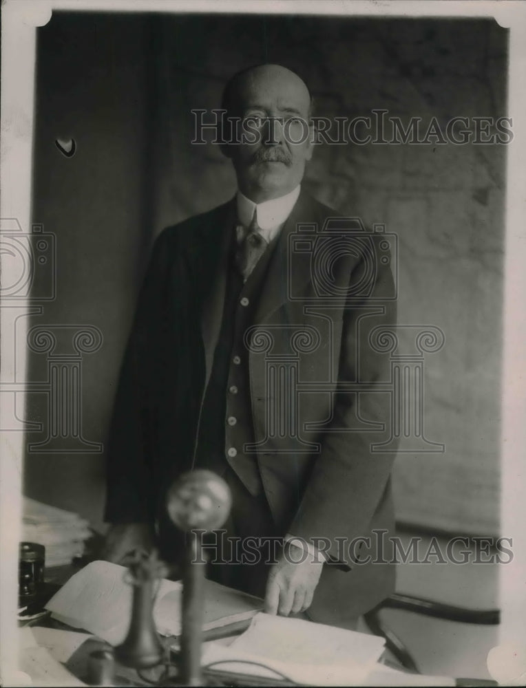 1920 Alfred Hampton Asst Commissioner General Temporarily In Charge - Historic Images