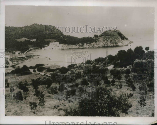 1935 Road Near Gerona, Spain Where Prince Alexis Mdivani Was Killed - Historic Images