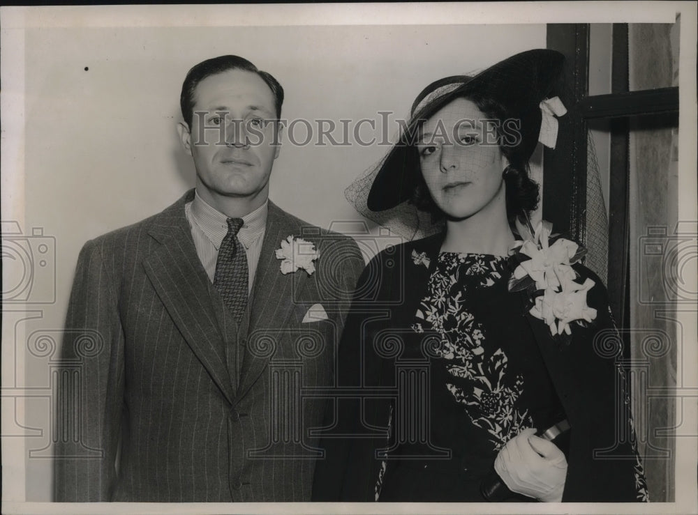 1938 Press Photo Maria Virginia, daughter of Malma Gluck, married Ogden Goelet - Historic Images