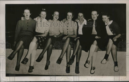 1940 Geneva College, H. Hugus, P. Leech, N. Young, J. Bradley,-Historic Images