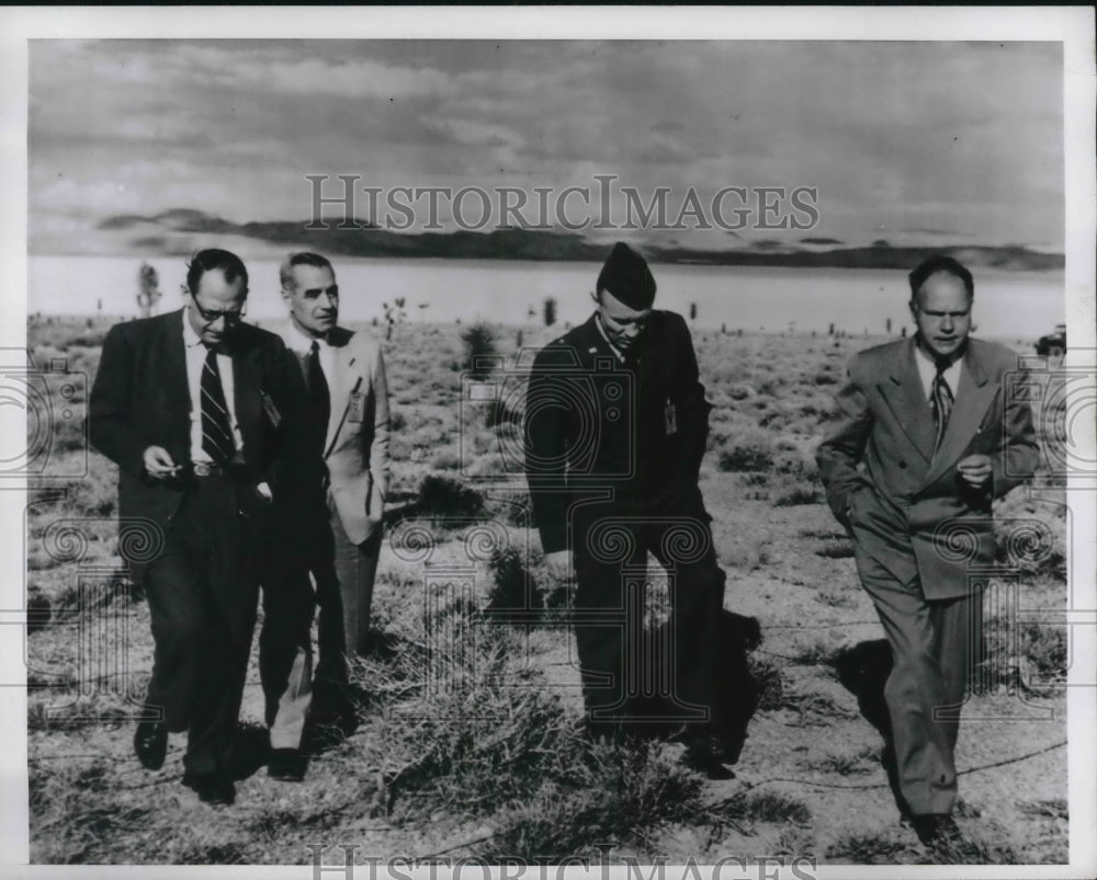 Gordon Dean, Chairban Carroll Tyler Brig. Gen. Kenneth Fields - Historic Images