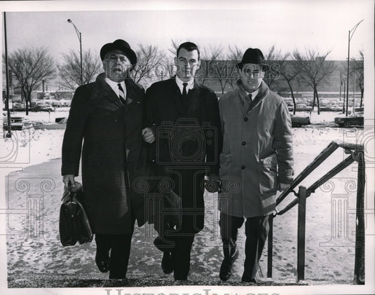 Summerdale Policeman Patrick Groark & Atty's Meyers & Solomon - Historic Images
