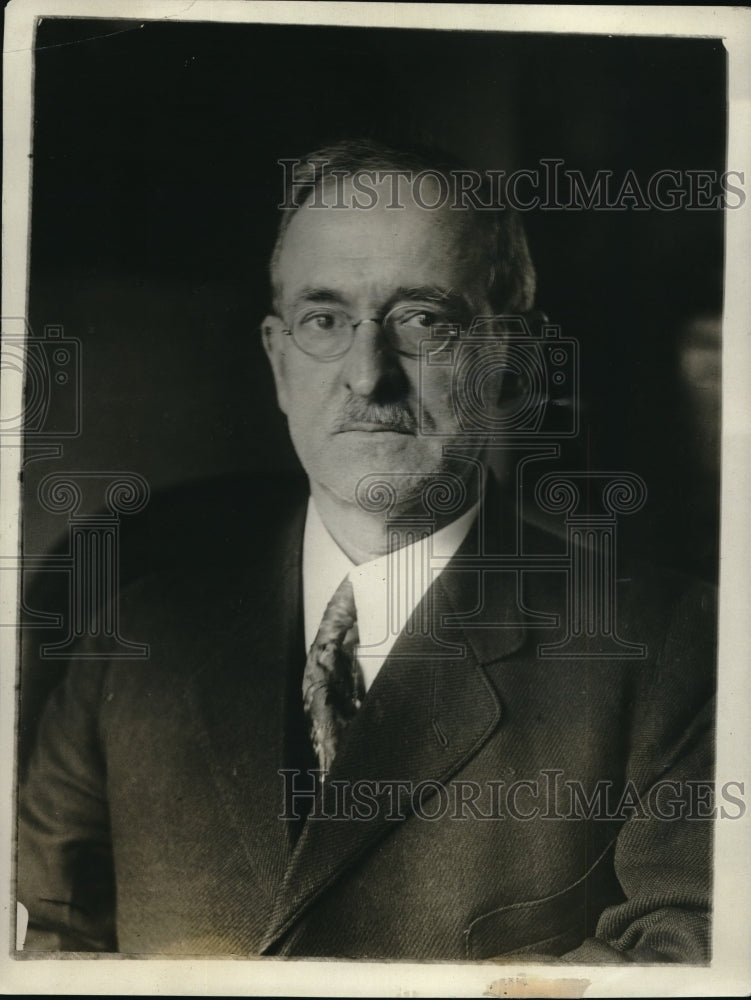 1921 Press Photo H.H. McKee, ident of National Capitol Bank in D.C. - Historic Images