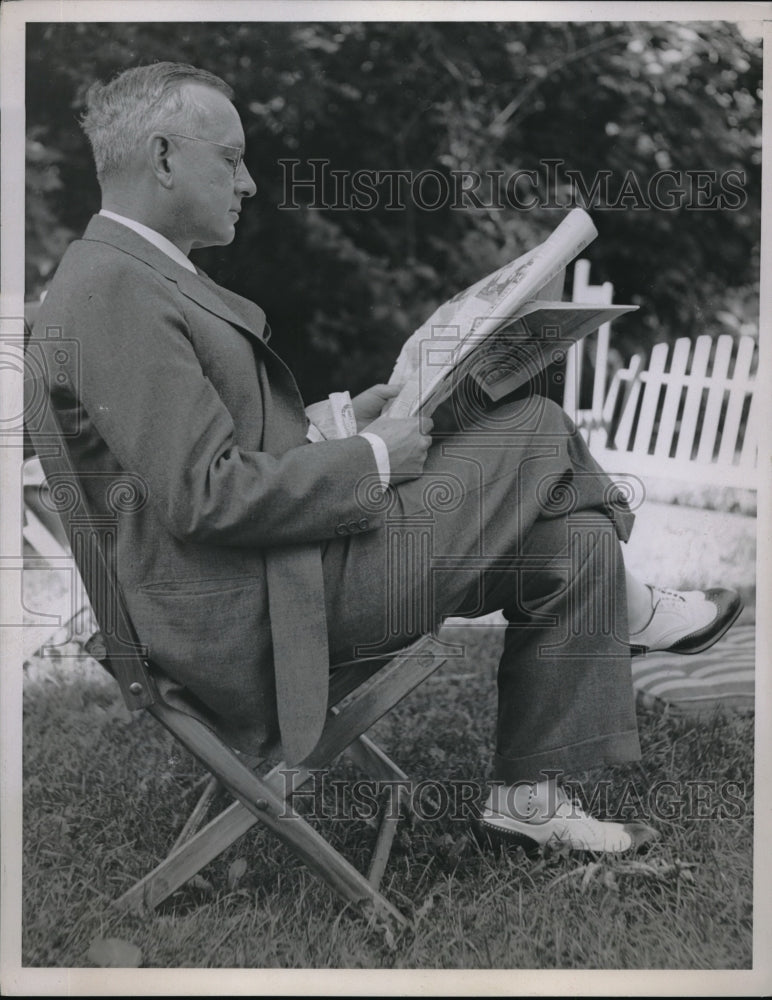 1936 Press Photo Govenor Landon of Kansas - Historic Images