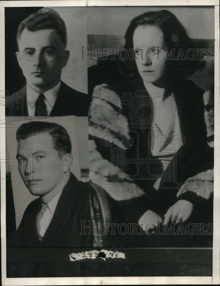 1932 Frank Jordan james Guisinger, Miss Lillian Henry kidnap victim - Historic Images