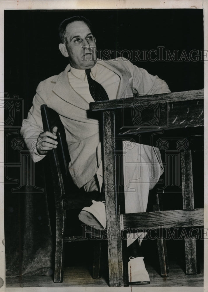 1938 Press Photo Newton, Ia, Madison Hill,of Natl Labor Relations Board - Historic Images